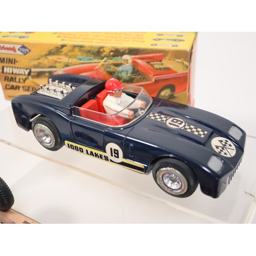 297 - Vintage Boxed Diecast Tri-ang Cars Mini Hi Way Racing Car Series includes Monza, Le Mans, Daytona, N... 