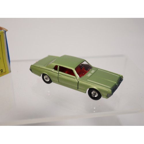 376 - Matchbox 62 Mercury Cougar Metallic Green E4 Series Type Box