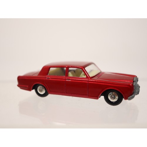 378 - Matchbox 24 Rolls Royce Silver Shadow Metallic Red  E4 Series Box