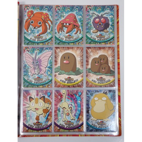 400 - Topps Pokemon TCG Complete Series 1 including doubles in original folder - Cards in excellent to nea... 