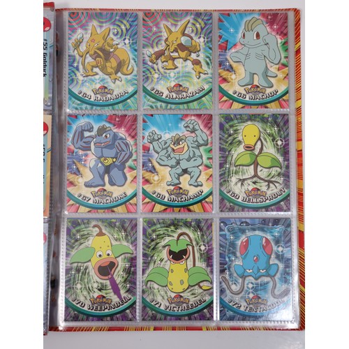 400 - Topps Pokemon TCG Complete Series 1 including doubles in original folder - Cards in excellent to nea... 