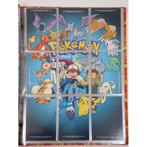 400 - Topps Pokemon TCG Complete Series 1 including doubles in original folder - Cards in excellent to nea... 