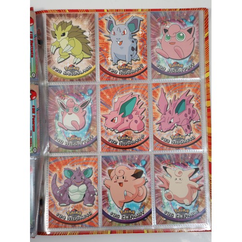 400 - Topps Pokemon TCG Complete Series 1 including doubles in original folder - Cards in excellent to nea... 