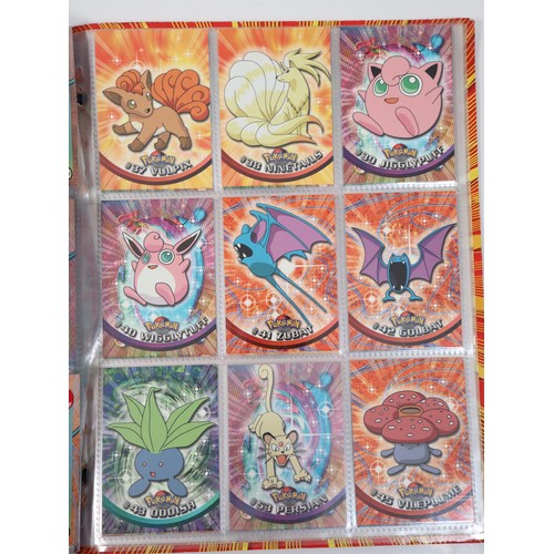 400 - Topps Pokemon TCG Complete Series 1 including doubles in original folder - Cards in excellent to nea... 