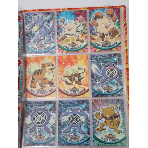 400 - Topps Pokemon TCG Complete Series 1 including doubles in original folder - Cards in excellent to nea... 