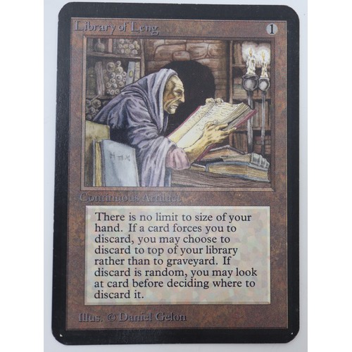 414 - Magic The Gathering TCG - Libary of Leng- Alpha