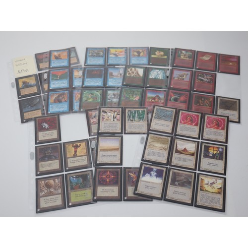 417 - Magic The Gathering TCG - A collection of 62 Alpha Trading cards