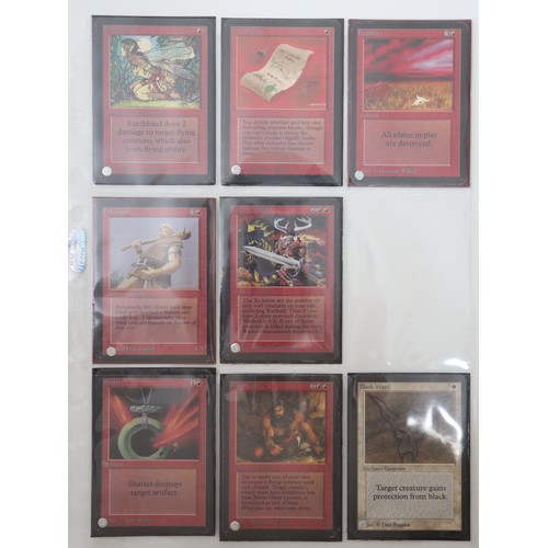 417 - Magic The Gathering TCG - A collection of 62 Alpha Trading cards