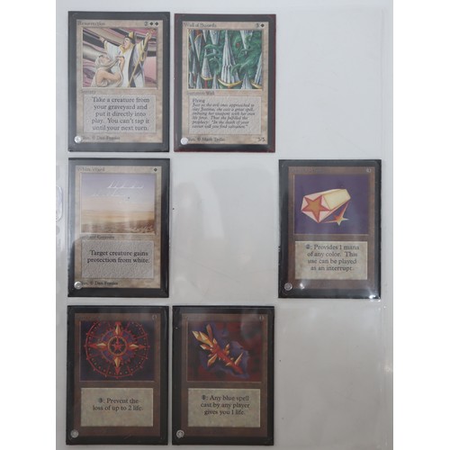 417 - Magic The Gathering TCG - A collection of 62 Alpha Trading cards