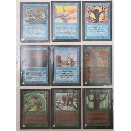 417 - Magic The Gathering TCG - A collection of 62 Alpha Trading cards