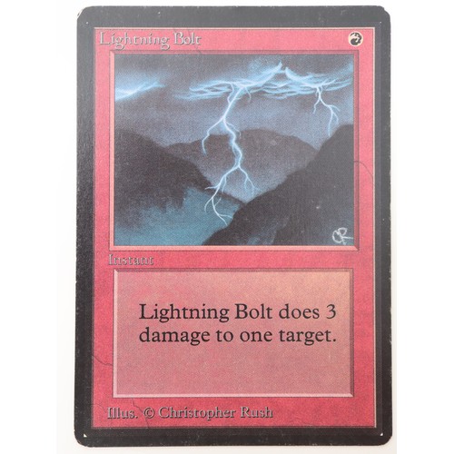 418 - Magic The Gathering TCG - Lightning Bolt - Beta