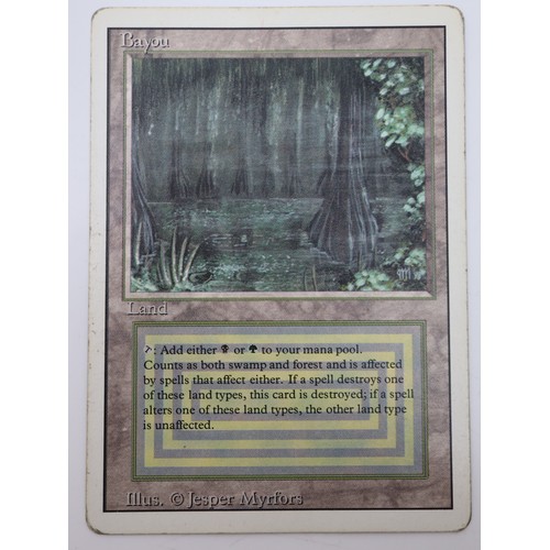 425 - Magic The Gathering TCG - Bayou Dual Land - Revised