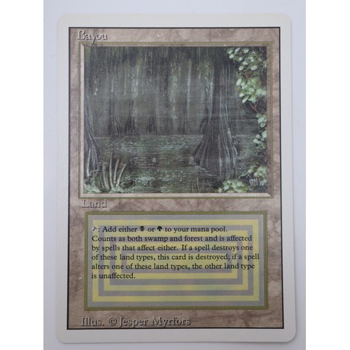 426 - Magic The Gathering TCG - Bayou Dual Land - Revised