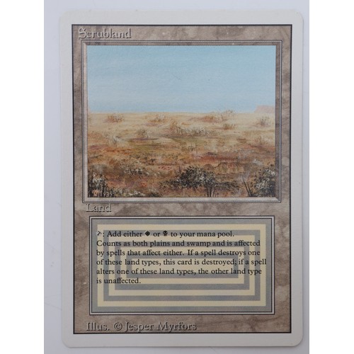 427 - Magic The Gathering TCG - Scrubland Dual Land - Revised