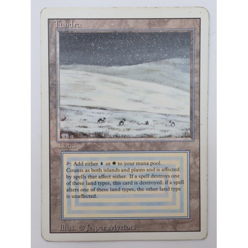 428 - Magic The Gathering TCG - Tundra Dual Land - Revised