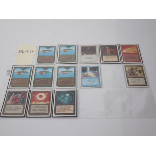 430 - Magic The Gathering TCG - A group 13 Unlimited and Revised Cards