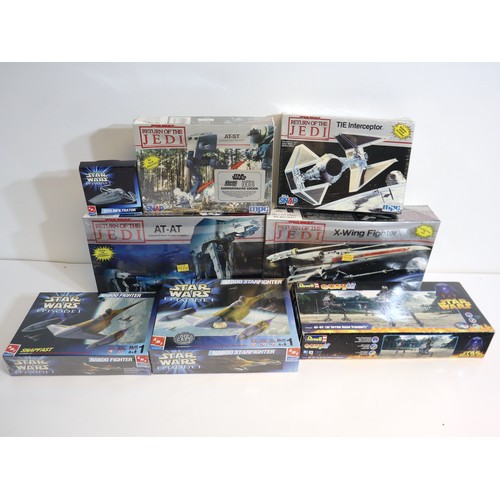 Star Wars Plastic & Diecast Model Kits by Ertl MPC, Revell, AMT Ertl ...