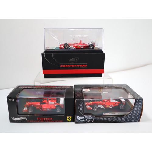 Coffret 5 F1 Ferrari Schumacher - Hotwells 1:43 (Neuf)