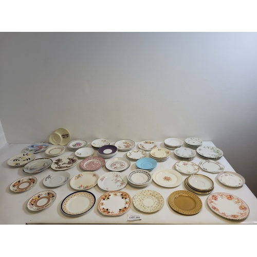 A large quantity of various collectable plates