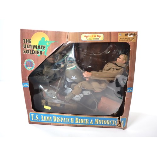 21st Century Toys - U.S Army Dispatch Rider & Motorcycle 1/6 Scale ...