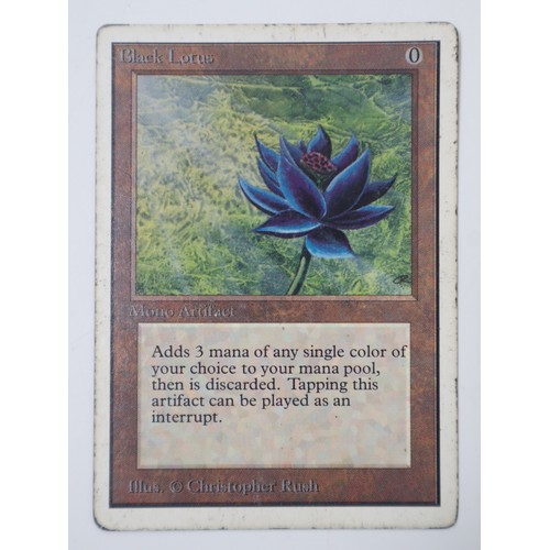 1 - Magic the Gathering - Black Lotus (Unlimited) – Heavy Play Condition This iconic Magic: The Gatherin... 