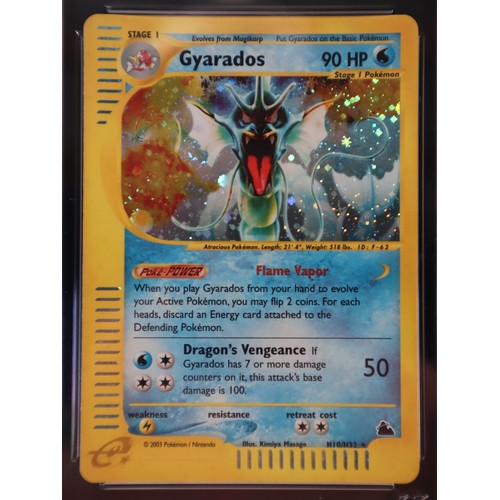 100 - Pokemon TCG - Gyarados Holo - Skyridge - H10/H32 - PG 9 MINT
