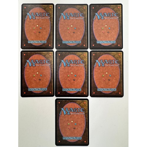 56 - Magic the Gathering : A group of seven Alpha cards including Shanodin Dryads, Gray Ogre, Death Ward,... 