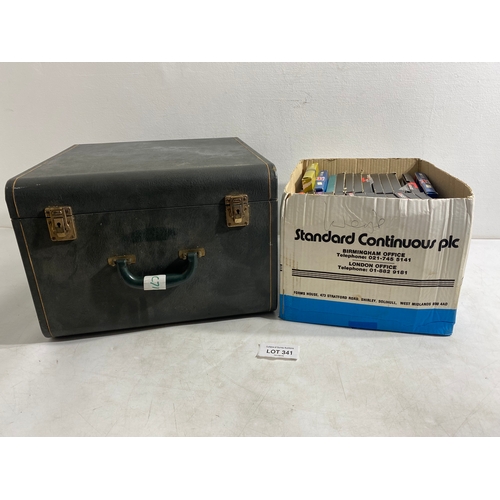 The master sound system PMR/3 1274 Reel to reel recorder and various reels.