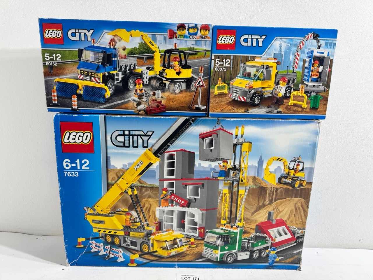 Lego City - 7633 Construction Site , 60073 Service Truck, 60152 Sweeper ...