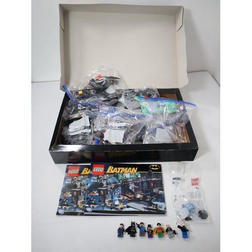 195 - Lego Batman - 7783 Batcave - Boxed with minifigures & instructions