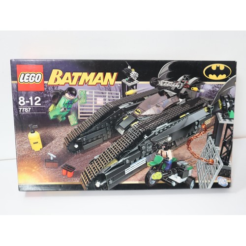196 - Lego Batman - 7787 The Bat-Tank: Riddler & Bane’s Hideout - Boxed with minifigures & instructions