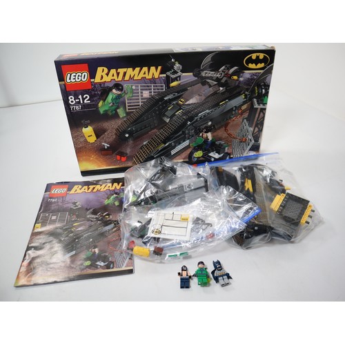 196 - Lego Batman - 7787 The Bat-Tank: Riddler & Bane’s Hideout - Boxed with minifigures & instructions
