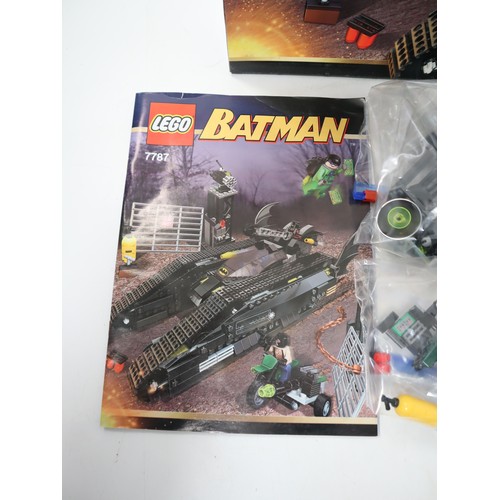 196 - Lego Batman - 7787 The Bat-Tank: Riddler & Bane’s Hideout - Boxed with minifigures & instructions