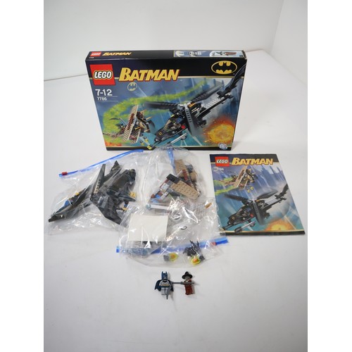 198 - Lego Batman 7786 - The Batcopter The Chase for Scarecrow - Boxed with minifigures & instructions