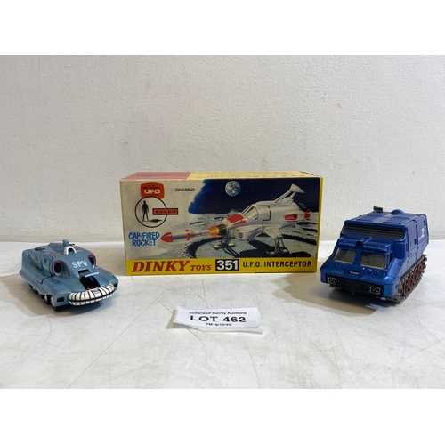 Dinky SHADO 2 - FAB1 - Riproduzione Missile In Plastica SPV - Modellino Da Collezione