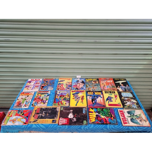 Collection of Vintage Comics and annuals from including batman star ...