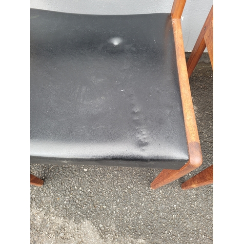 512 - Set of 4 Bramin Danish Dining chairs Designed by H.W Klein