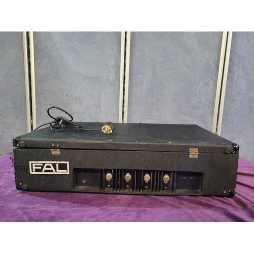 414 - Vintage FAL Stereo Disco DJ Double Turntable Unit.

Vintage FAL Stereo Disco portable DJ unit featur... 