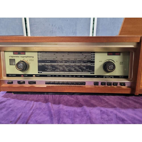 450A - Rigonda Symphony Radiogram with Turntable

Vintage Rigonda Symphony radiogram in a wooden cabinet, f... 