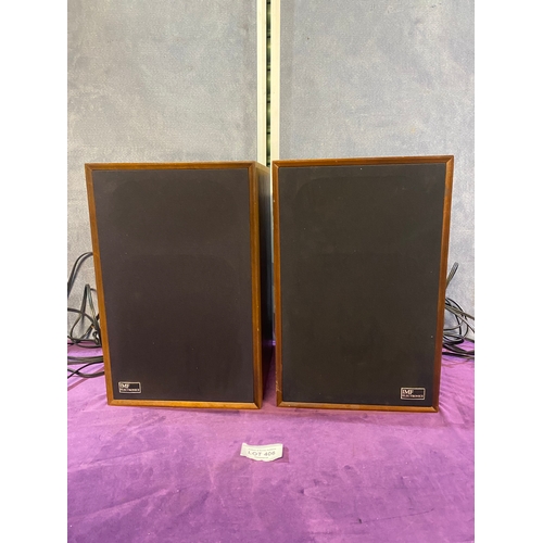 406 - A Pair of IMF electronics super compact loud speakers Serial Number 43201 matching pair