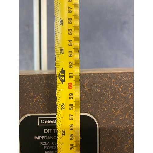 408 - A Pair of Celestion Ditton 33 speakers Serial Number 290296