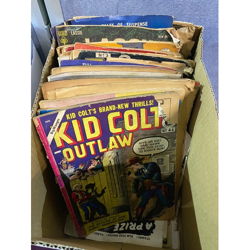 412 - A Quantity on Vintage Collectable comics including Marvel , Spellbound, Secrets unknown and Sinister... 