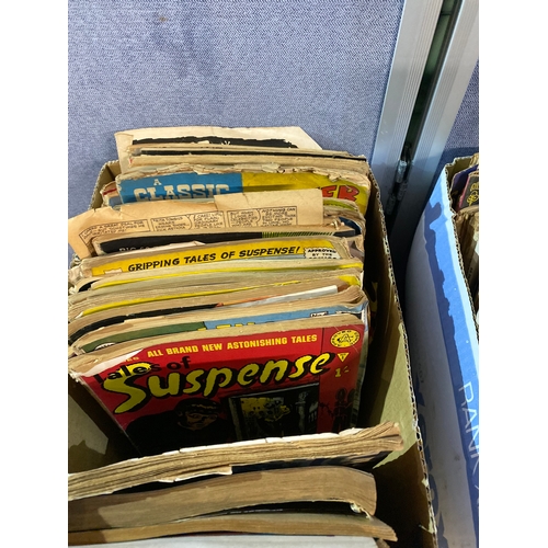 412 - A Quantity on Vintage Collectable comics including Marvel , Spellbound, Secrets unknown and Sinister... 