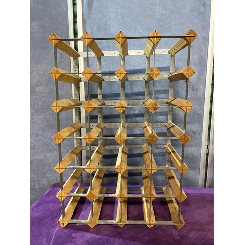 420 - Two 24 slot Wine racks
