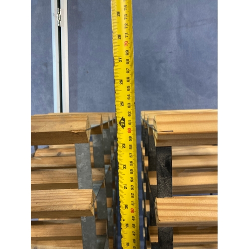 420 - Two 24 slot Wine racks