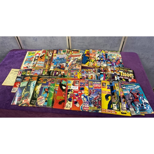 423 - A quantity of Vintage DC and Marvel Comics