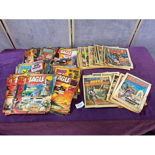427 - A quantity of Vintage Collectable 1980's Eagle Comics