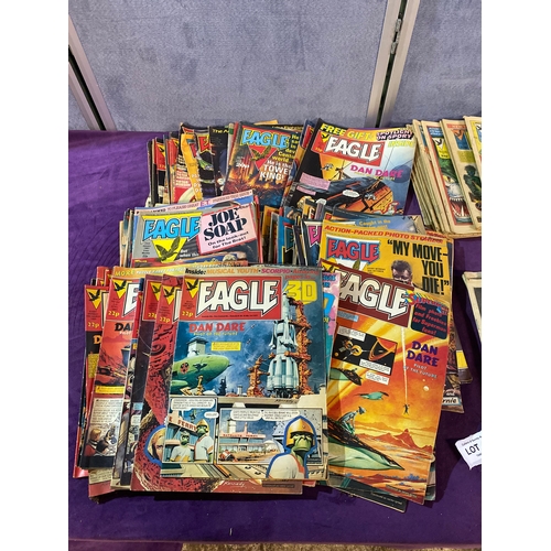427 - A quantity of Vintage Collectable 1980's Eagle Comics