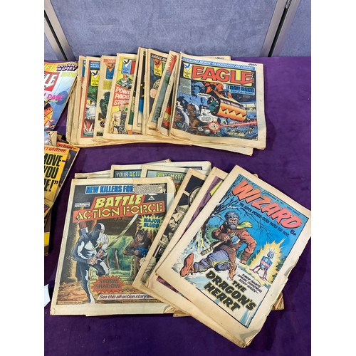 427 - A quantity of Vintage Collectable 1980's Eagle Comics