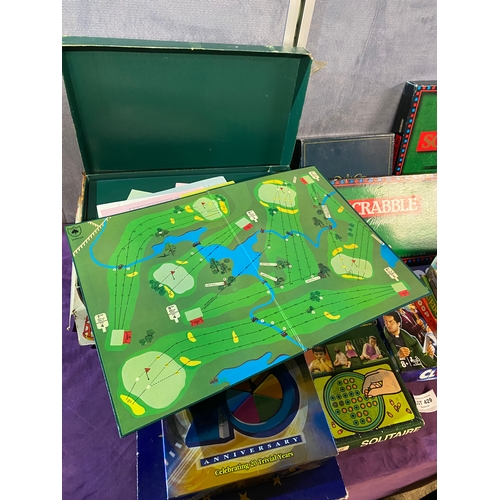 429 - Large Quantity of Various Board games includes Mouse Trap, Scrabble, Cluedo etc